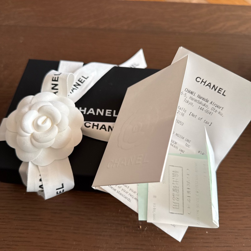 Chanel 三折短夾 晶片款 摩卡奶茶色-8