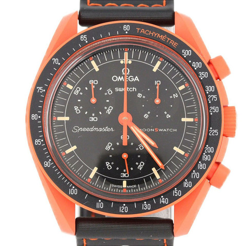 Swatch x Omega 地球使命 LAVA SO33O100 生物陶瓷石英腕錶