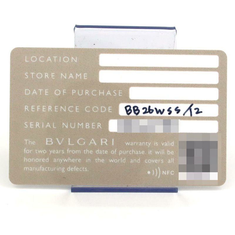 寶格麗 12P BB26SS BB26WSS 12 SS 石英腕錶-8