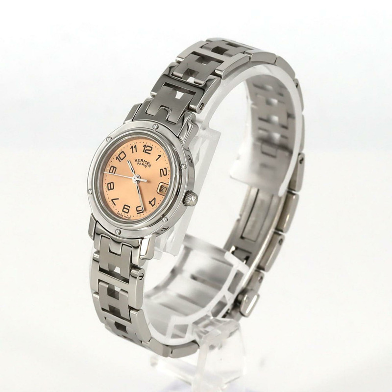 愛馬仕 Clipper CL4.210 不鏽鋼石英錶-1