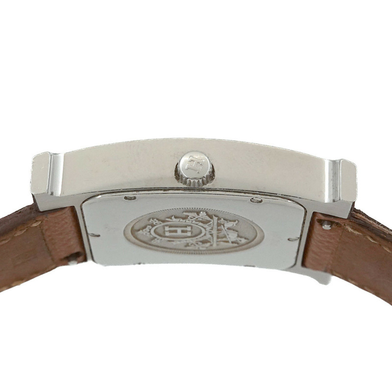 愛馬仕 H 系列腕錶 HH1 810 男士日期顯示白色石英錶-5