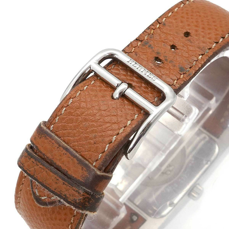 愛馬仕 H 系列腕錶 HH1 810 男士日期顯示白色石英錶-7