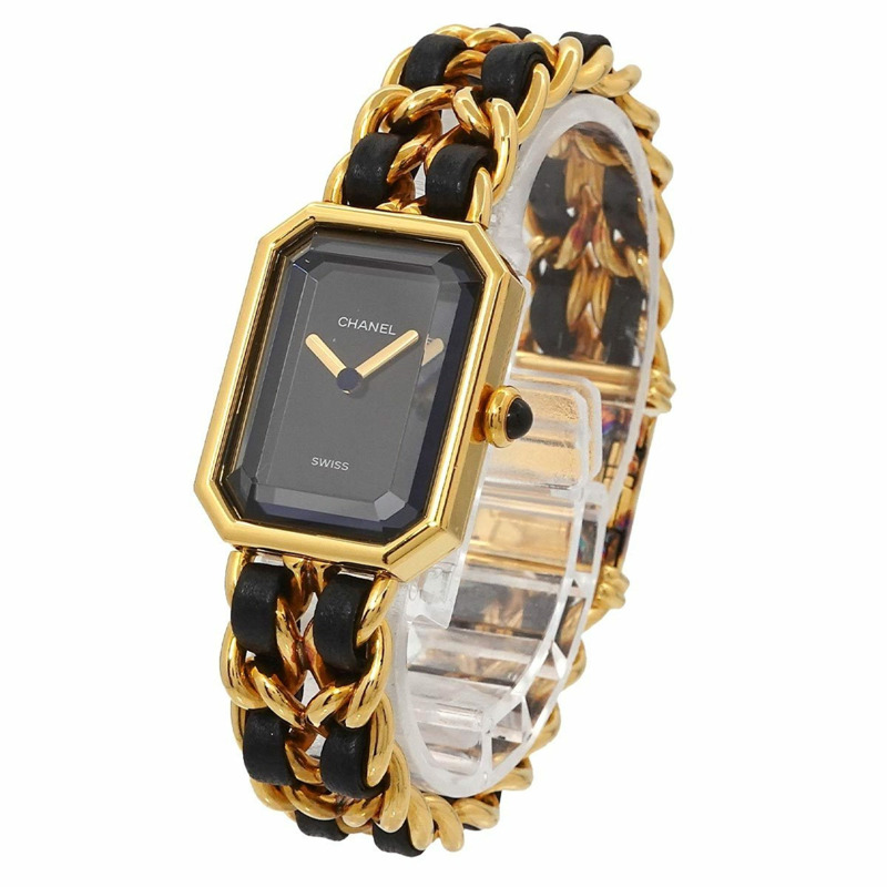 香奈兒 (CHANEL) Premiere 女士腕錶,M 碼,H0001,黑金配色,石英機芯-1