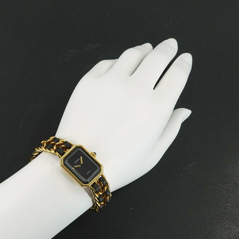 香奈兒 (CHANEL) Premiere 女士腕錶,M 碼,H0001,黑金配色,石英機芯-2