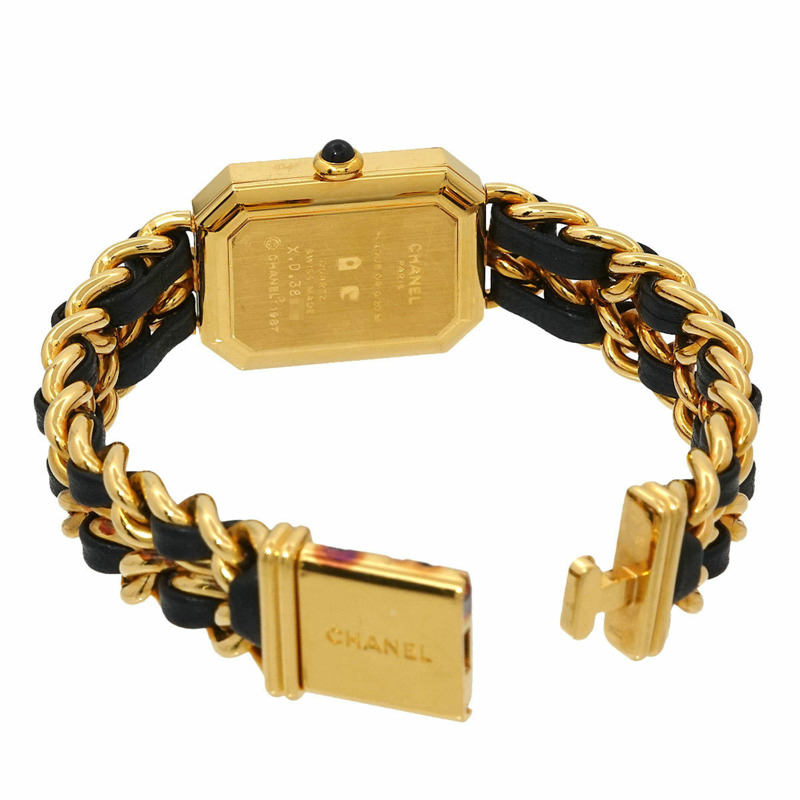 香奈兒 (CHANEL) Premiere 女士腕錶,M 碼,H0001,黑金配色,石英機芯-3