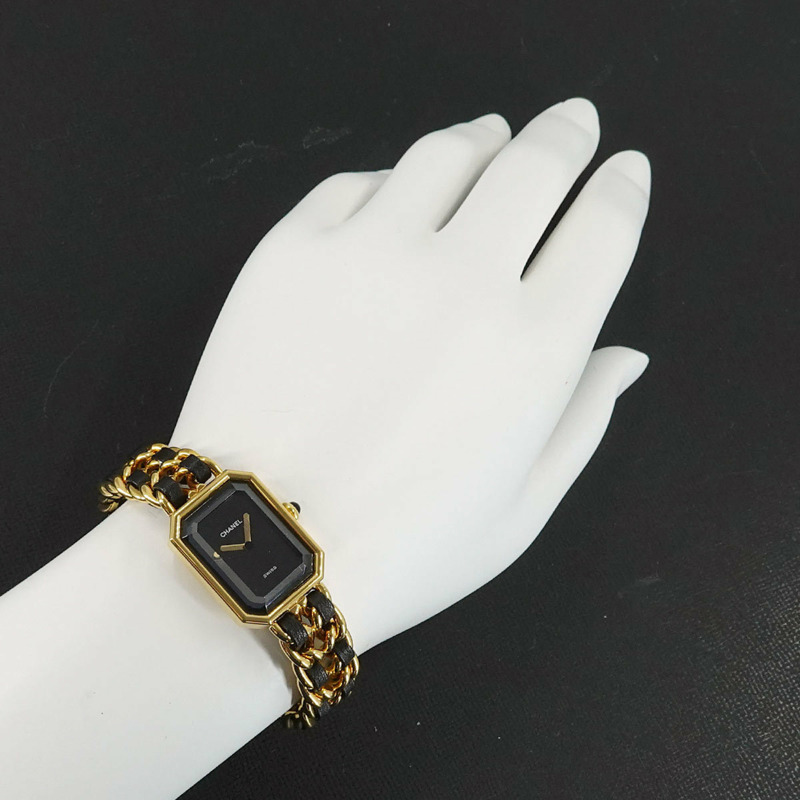 香奈兒 (CHANEL) Premiere 女士腕錶,M 碼,H0001,黑金配色,石英機芯-2