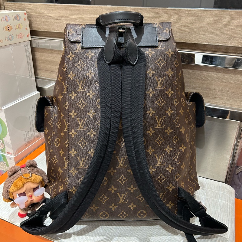 Lv backpack CHRISTOPHER MM M43735 Monogram Macassar-2