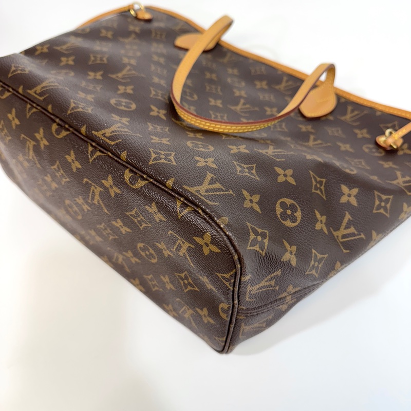 LV原花 有內袋拚櫻桃紅內裡NEVERFULL MM M40996-9