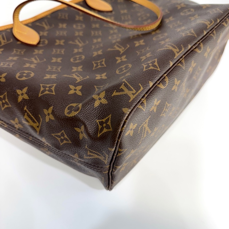 LV原花 有內袋拚櫻桃紅內裡NEVERFULL MM M40996-10