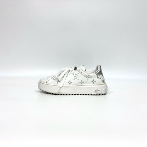 LV白拚銀LOGO Time Out運動鞋