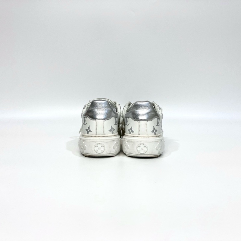 LV白拚銀LOGO Time Out運動鞋-5