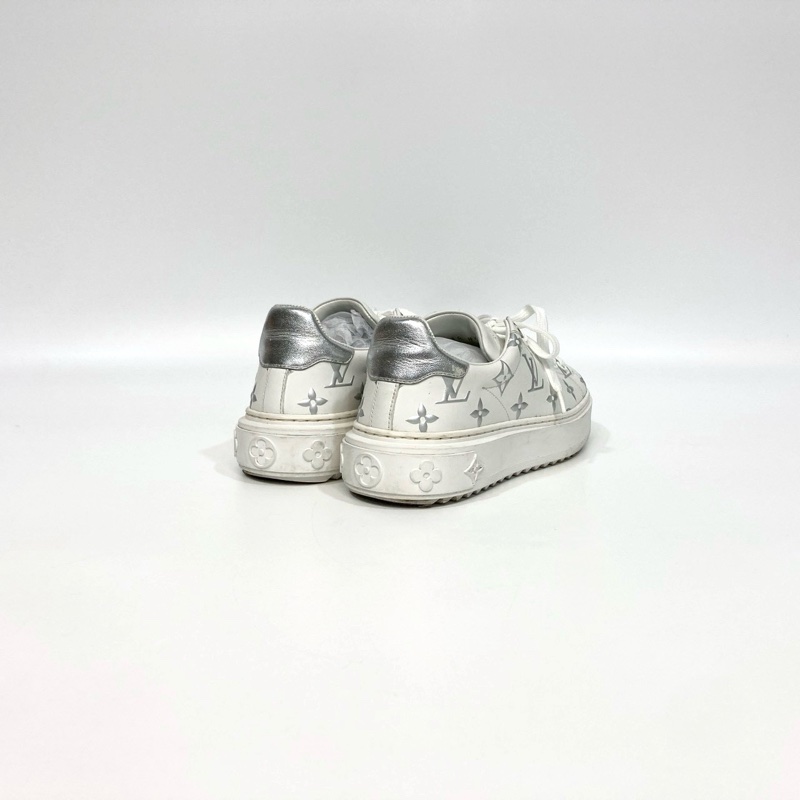 LV白拚銀LOGO Time Out運動鞋-7