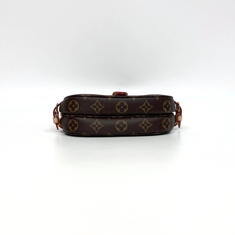 LV原花金釦Saumur BB雙子星手提斜背包M46740-4