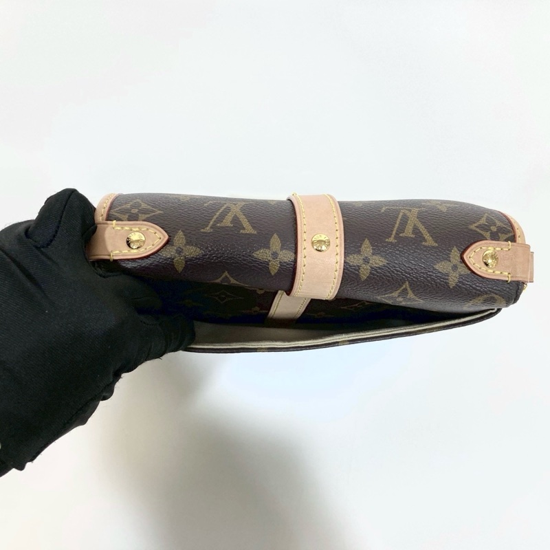 LV原花金釦Saumur BB雙子星手提斜背包M46740-8