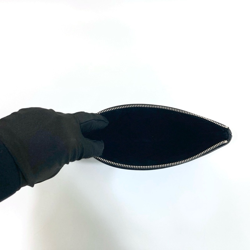 🕯️近全新香奈兒22包CHANEL黑銀中號油蠟牛皮22包/AS3261/垃圾袋-12