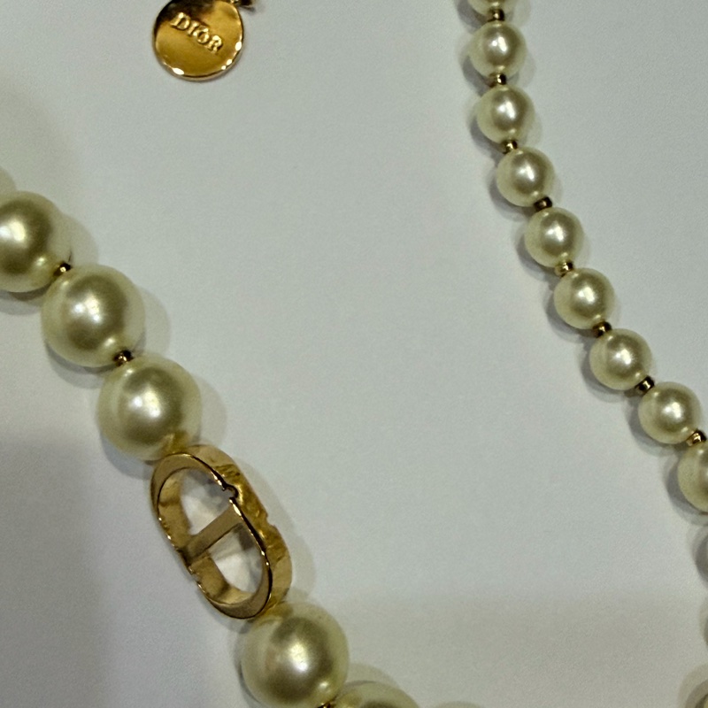 Dior 迪奧珍珠短項鍊-3