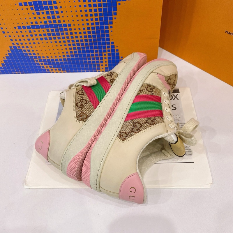 Gucci古馳 臟臟鞋 飾水晶 女鞋 運動休閑鞋 38碼-3