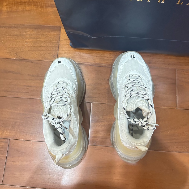 Balenciaga 老爹鞋 38號 全白 正品 二手-6