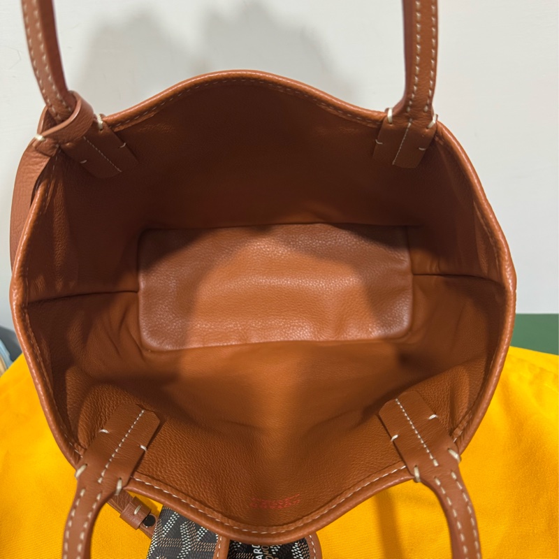 Goyard mini tote經典咖色-11