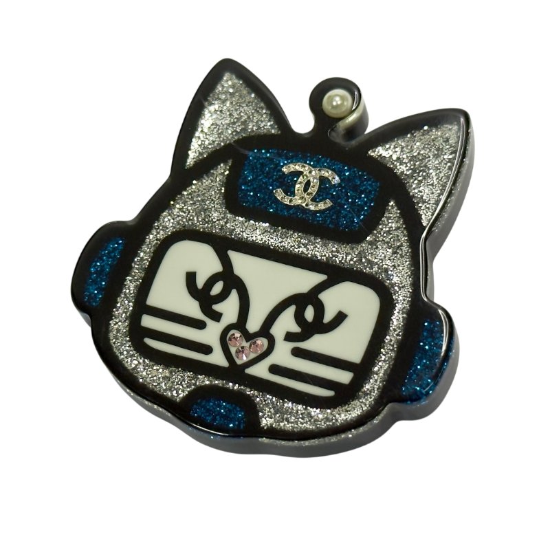 CHANEL 閃爍 機械貓 胸針-1