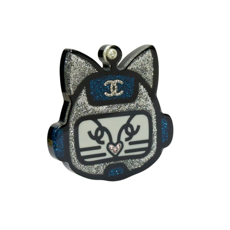 CHANEL 閃爍 機械貓 胸針-3