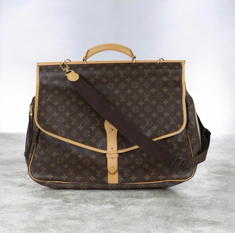 「JL精品代購」98新 LV 狩獵旅行袋-0