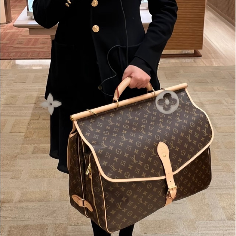 「JL精品代購」98新 LV 狩獵旅行袋-2