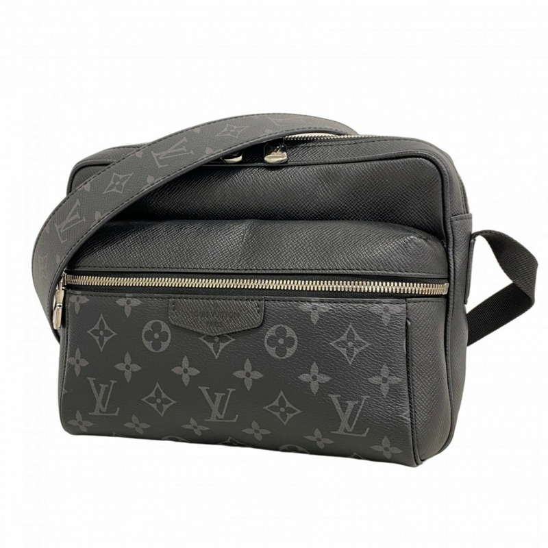 路易威登 Monogram Eclipse Outdoor PM 單肩包 M30233 黑色 男士-0