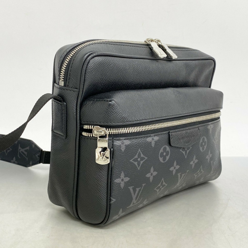 路易威登 Monogram Eclipse Outdoor PM 單肩包 M30233 黑色 男士-1