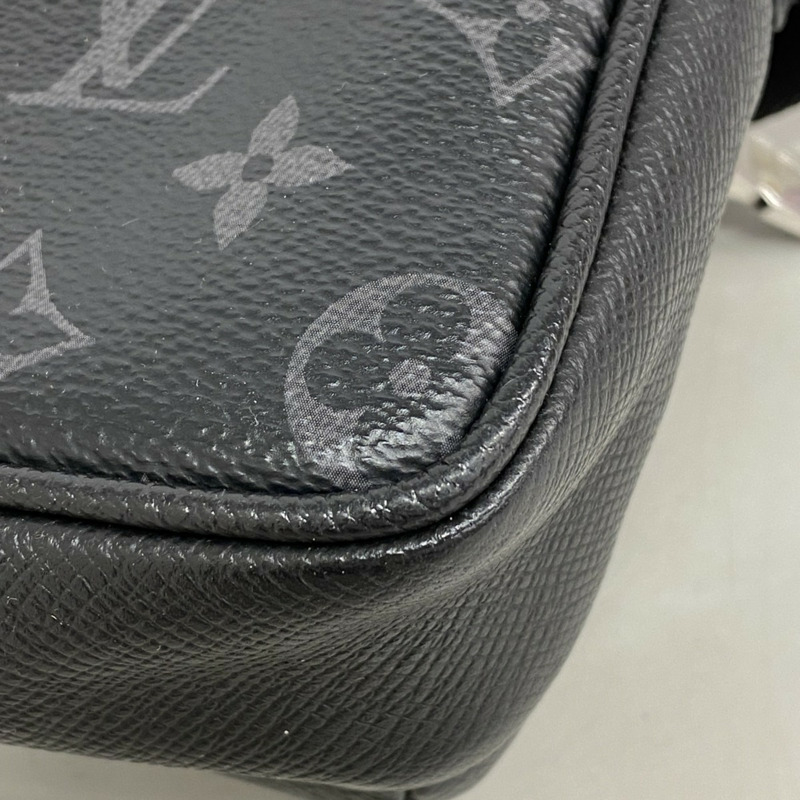 路易威登 Monogram Eclipse Outdoor PM 單肩包 M30233 黑色 男士-6