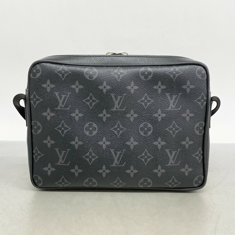 路易威登 Monogram Eclipse Outdoor PM 單肩包 M30233 黑色 男士-7