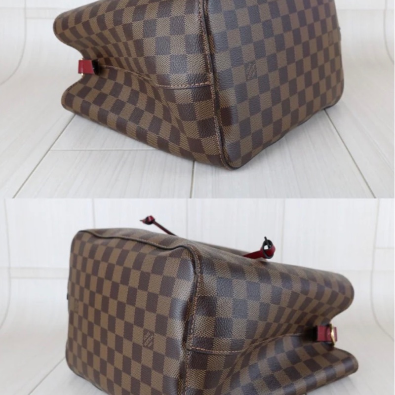 「JL精品代購」9新 LV棋盤格單肩水桶包-6