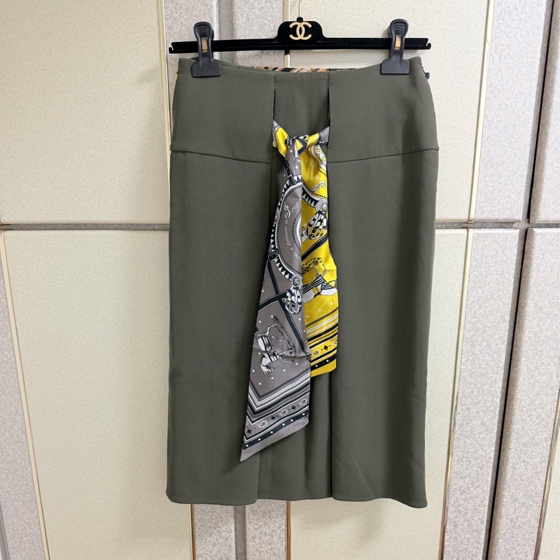 Giorgio Armani正品深綠色美裙 S號-5