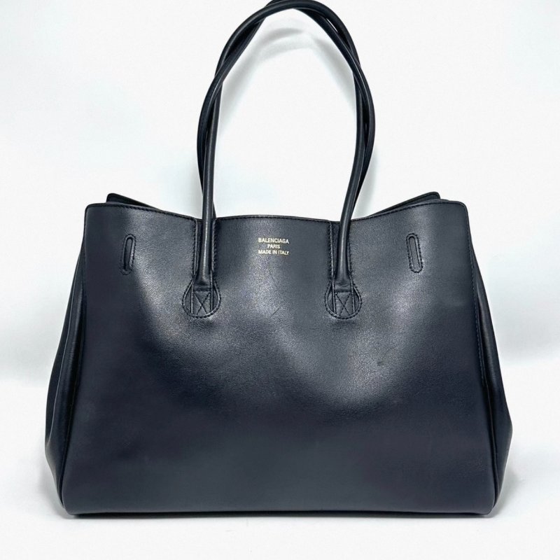 BALENCIAGA Bel Air中號黑金手提肩背包36*16*27 98新配件塵袋-1