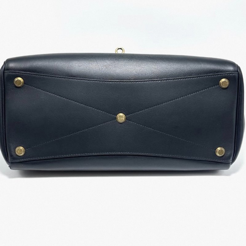 BALENCIAGA Bel Air中號黑金手提肩背包36*16*27 98新配件塵袋-3