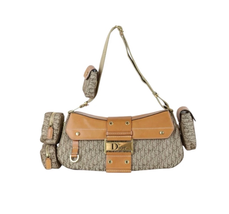 「JL精品代購」9新 Dior 老花punk 多功能小包 腋下包-2