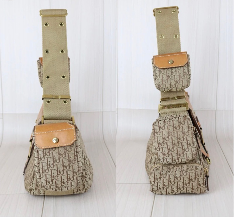 「JL精品代購」9新 Dior 老花punk 多功能小包 腋下包-4