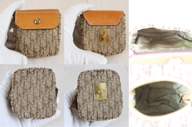 「JL精品代購」9新 Dior 老花punk 多功能小包 腋下包-15