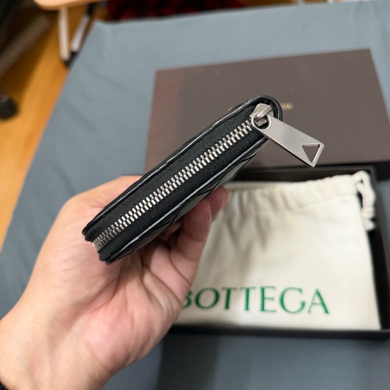 Bv新款大編織拉鍊長夾-2