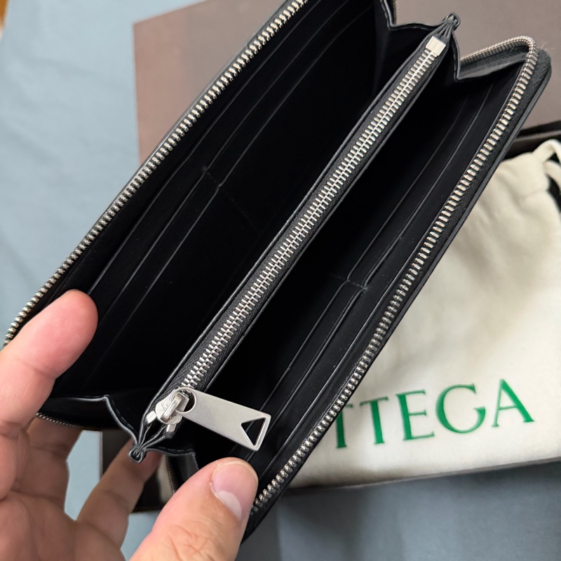 Bv新款大編織拉鍊長夾-5