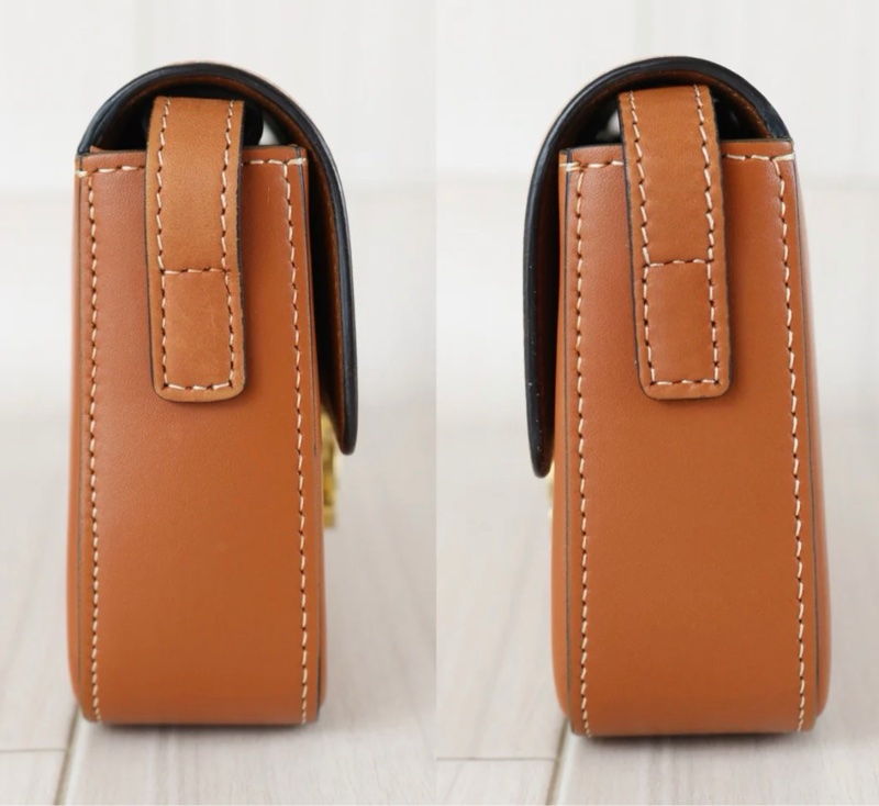 「JL精品代購」98新 Celine腋下凱旋門 金棕金-4