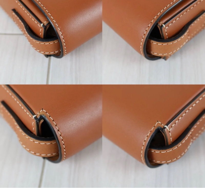 「JL精品代購」98新 Celine腋下凱旋門 金棕金-10