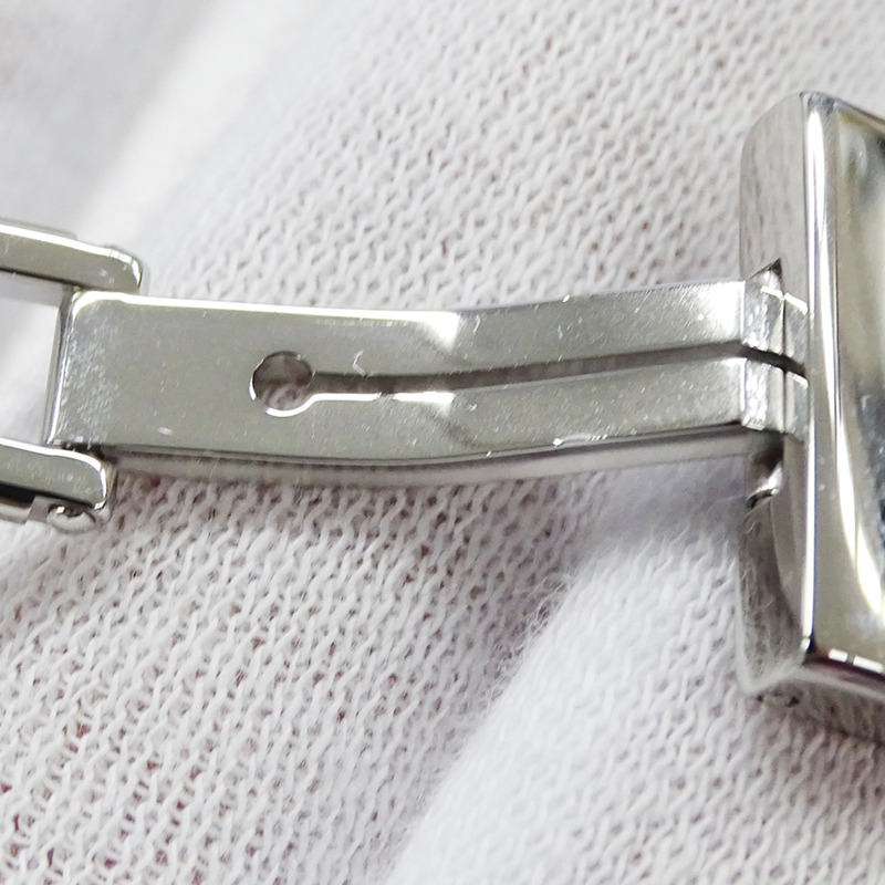 寶格麗 (Bvlgari) 男士 Solotempo 日期石英腕錶,QZ 不鏽鋼材質,ST35S,銀/黑色,拋光-9