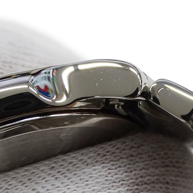 寶格麗 (Bvlgari) 男士 Solotempo 日期石英腕錶,QZ 不鏽鋼材質,ST35S,銀/黑色,拋光-10