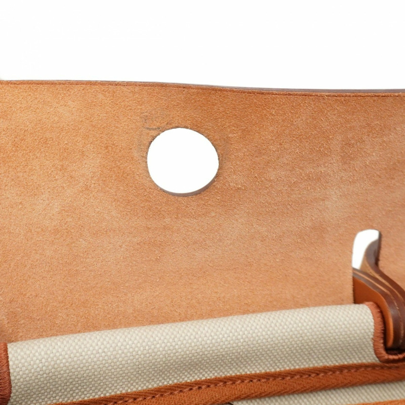 愛馬仕 Hermès Airbag Zip PM 手提包,軍綠色帆布,天然色,Y 字印記,兩用包,女士,P1859225-10