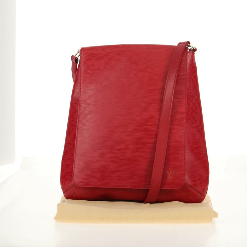 【日本直送】路易威登 Epi Musette 單肩包 SPO 紅色 LV 正品 152281V-11