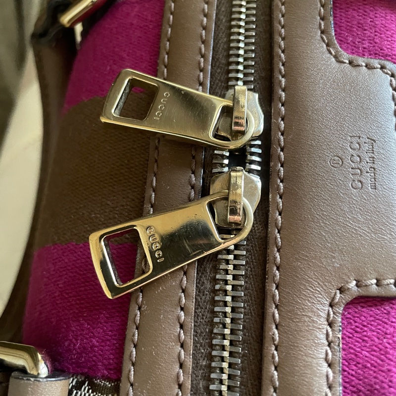 Gucci 波士頓包/speedy25包/圓筒包🧸瀟🧸 GG老花字紋🧸手提/肩背/側背/斜背/小資包🧸正品🧸🈶️原包附長背帶-16
