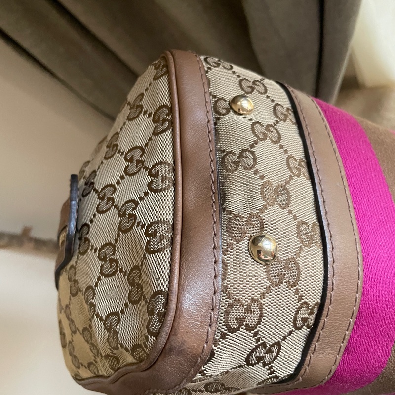 Gucci 波士頓包/speedy25包/圓筒包🧸瀟🧸 GG老花字紋🧸手提/肩背/側背/斜背/小資包🧸正品🧸🈶️原包附長背帶-29