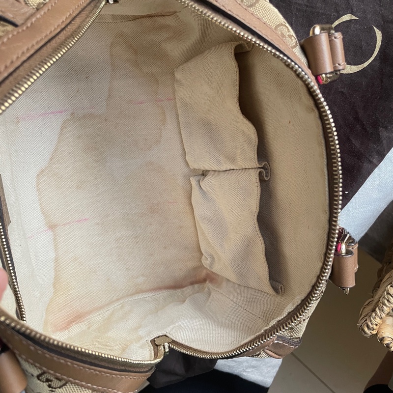 Gucci 波士頓包/speedy25包/圓筒包🧸瀟🧸 GG老花字紋🧸手提/肩背/側背/斜背/小資包🧸正品🧸🈶️原包附長背帶-46