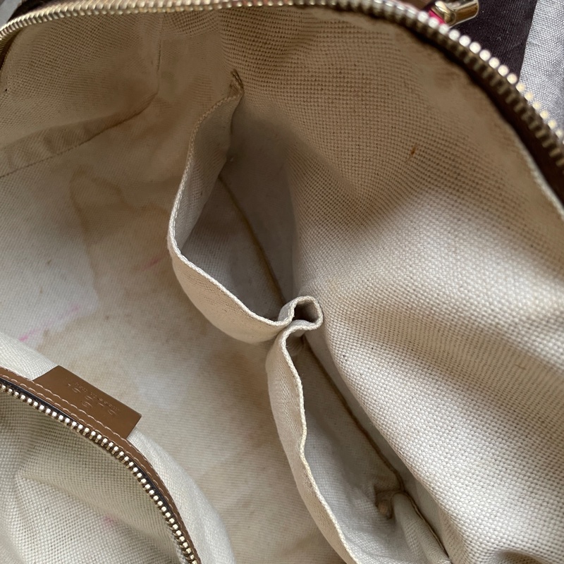 Gucci 波士頓包/speedy25包/圓筒包🧸瀟🧸 GG老花字紋🧸手提/肩背/側背/斜背/小資包🧸正品🧸🈶️原包附長背帶-49